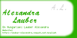 alexandra lauber business card